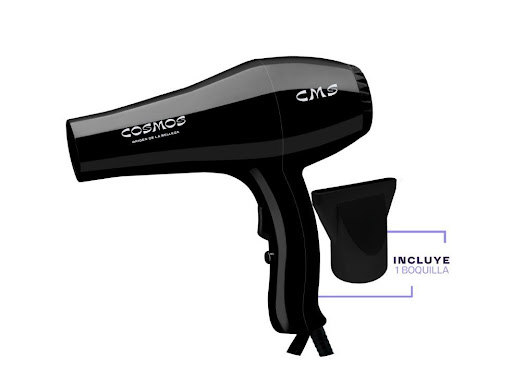 SECADOR CANES NEGRO CMS COSMOS RIZADORAS 7708930242646 - Tienda Barber Clan