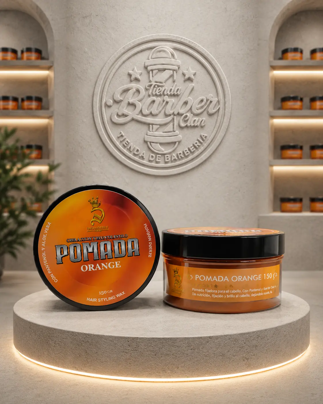 CERA POMADA ORANGE 5 ESTRELLAS 150GR 5 ESTRELLAS CERAS 7750993152 - Tienda Barber Clan