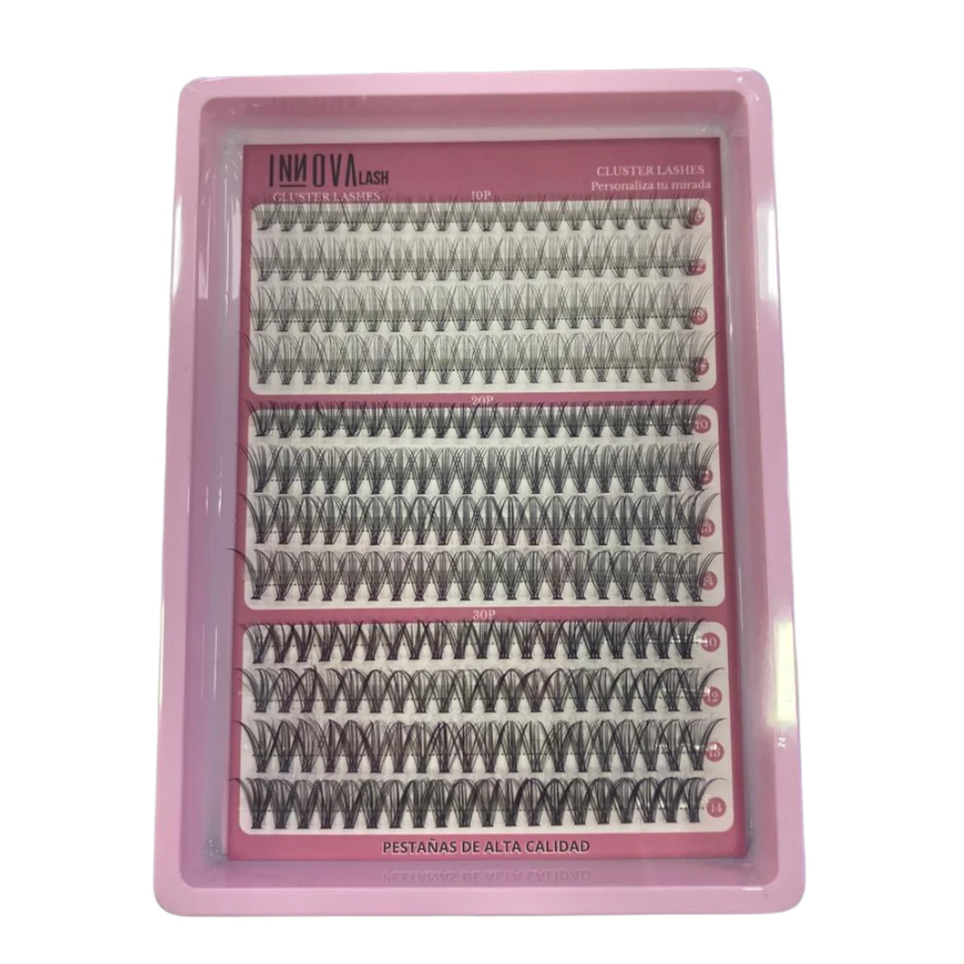 SET DE PESTAÑAS VOLUMEN RUSO INNOVA LASH PESTAÑAS 7706152671039 - Tienda Barber Clan