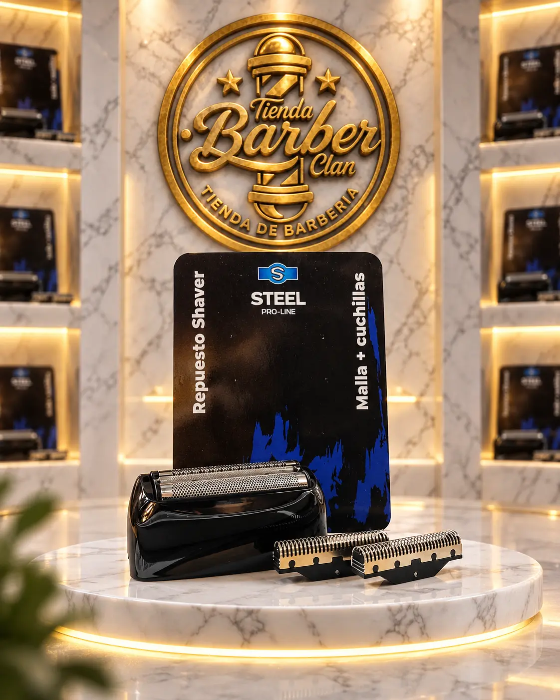 REP. SHAVER STEEL PRO LINE STEEL PRO LINE CUCHILLAS Y REPUESTOS 061790002 - Tienda Barber Clan