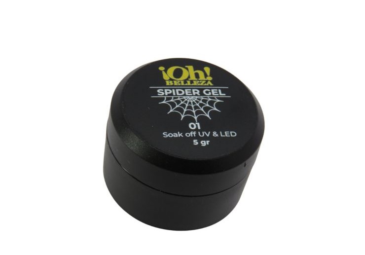SPIDER GEL 01 BLANCO OH BELLEZA OH BELLEZA MANICURE Y PEDICURE UÑAS 2025010407 - Tienda Barber Clan