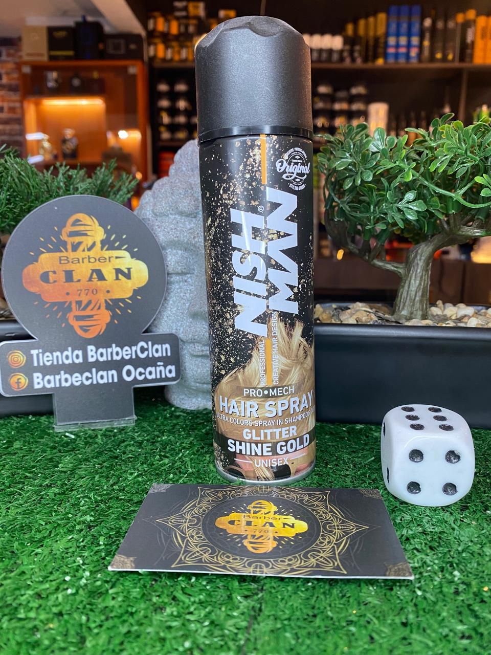 LACA GLITTER GOLD NISHMAN NISHMAN LACAS 8682035084419 - Tienda Barber Clan