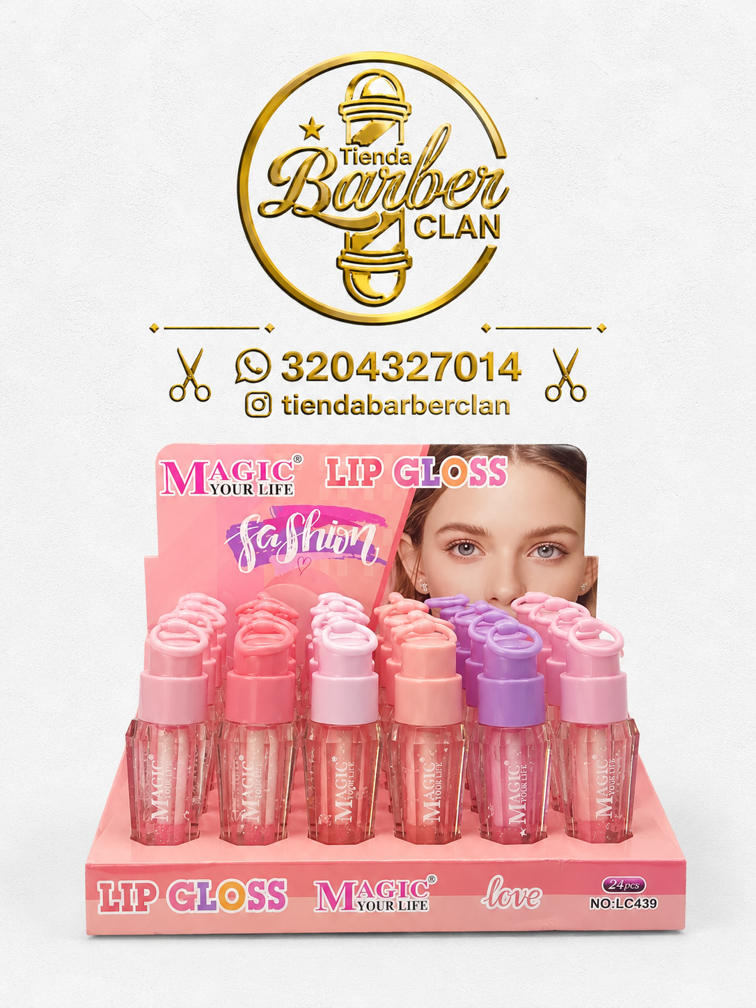 BRILLO DE LABIOS MAGIC LC439 MAGIC YOUR LIFE MAQUILLAJE 6982732514397 - Tienda Barber Clan