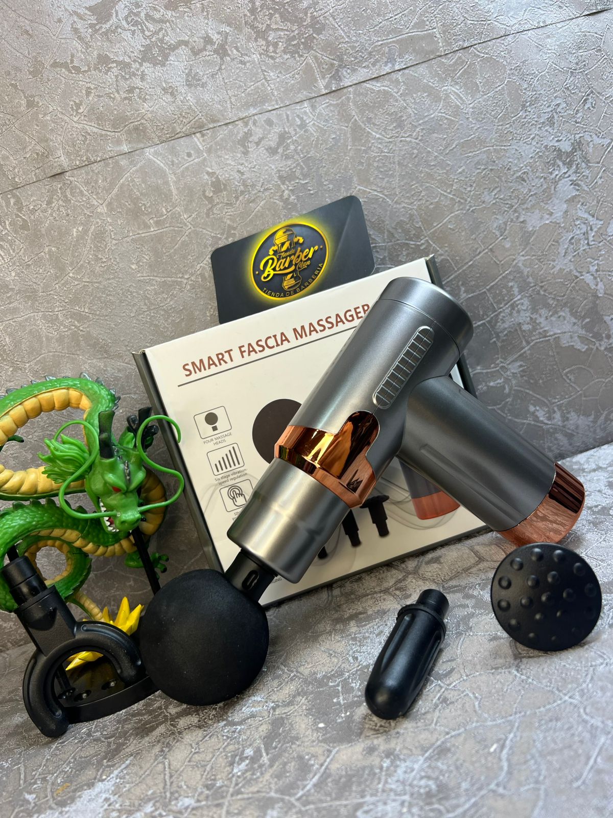 MASAJEADOR PISTOLA JY 760 CHINA MASAJEADORES 6972313847853 - Tienda Barber Clan