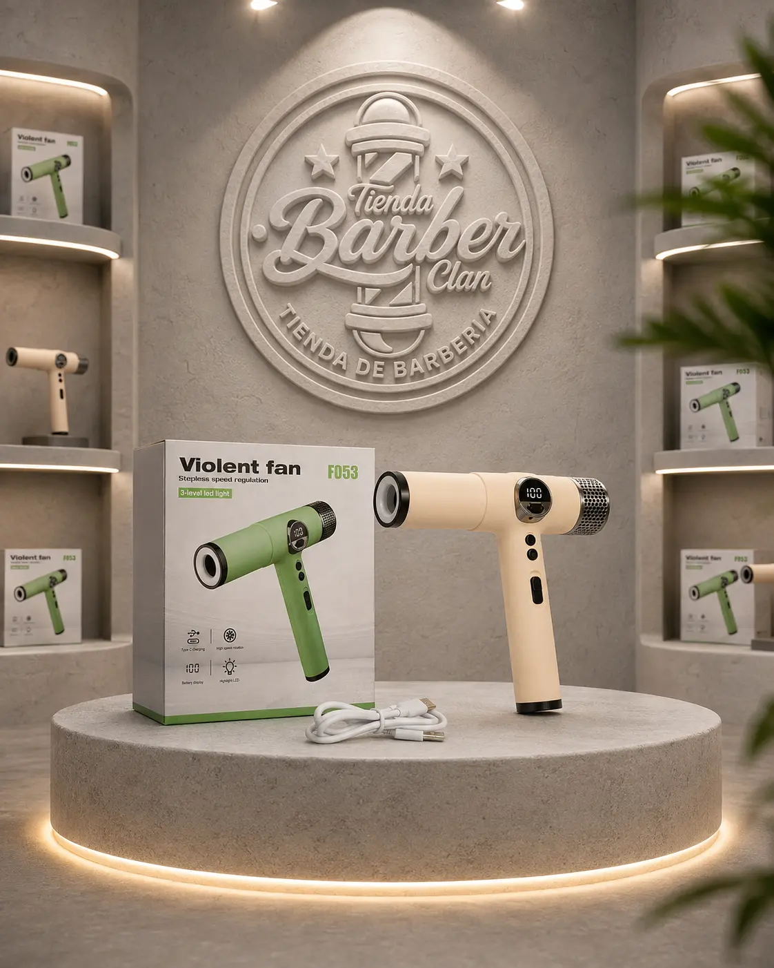 SOPLADOR F053 VIOLENT FAN SOPLADORES 3310053 - Tienda Barber Clan