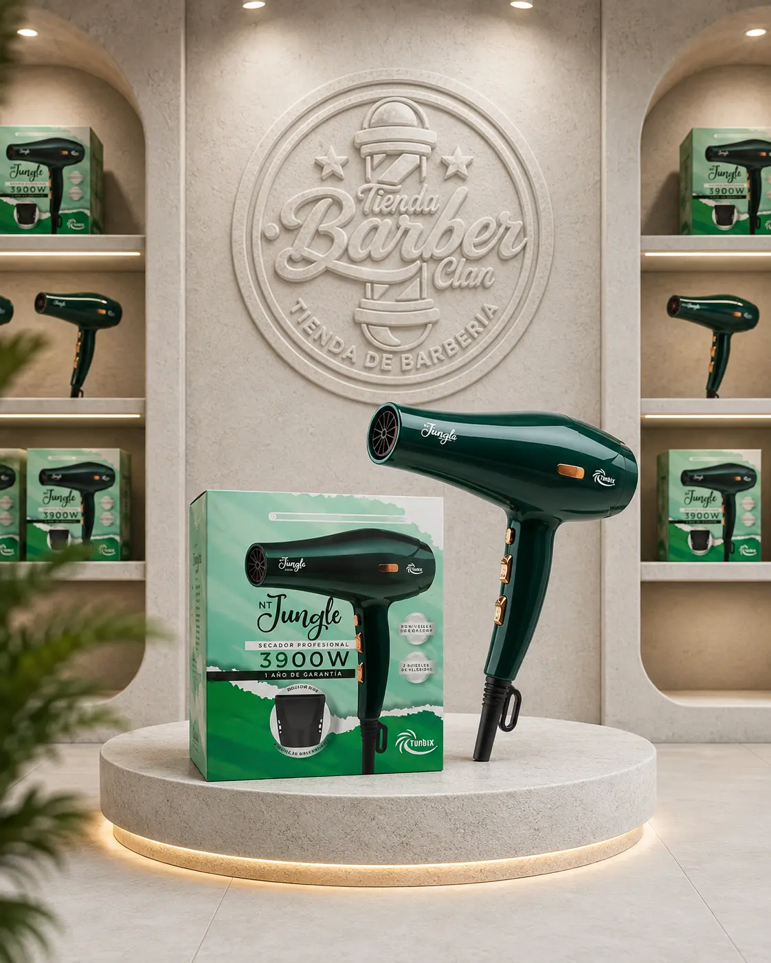 SECADOR PROF. JUNGLE TURBOX TURBOX SECADORES 7708541252041 - Tienda Barber Clan