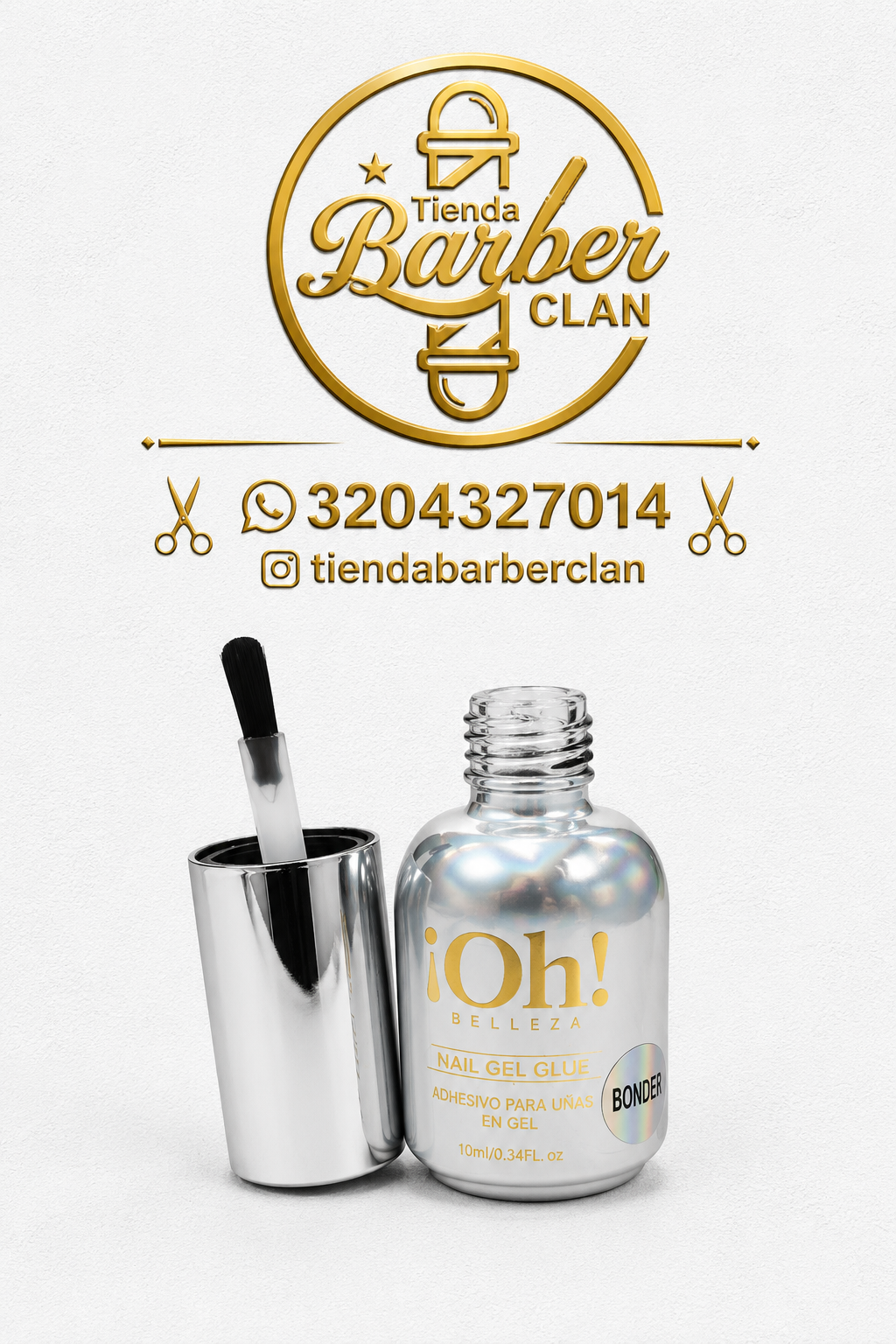 BONDER OH BELLEZA 10ML OH BELLEZA MANICURE Y PEDICURE UÑAS 231112 - Tienda Barber Clan