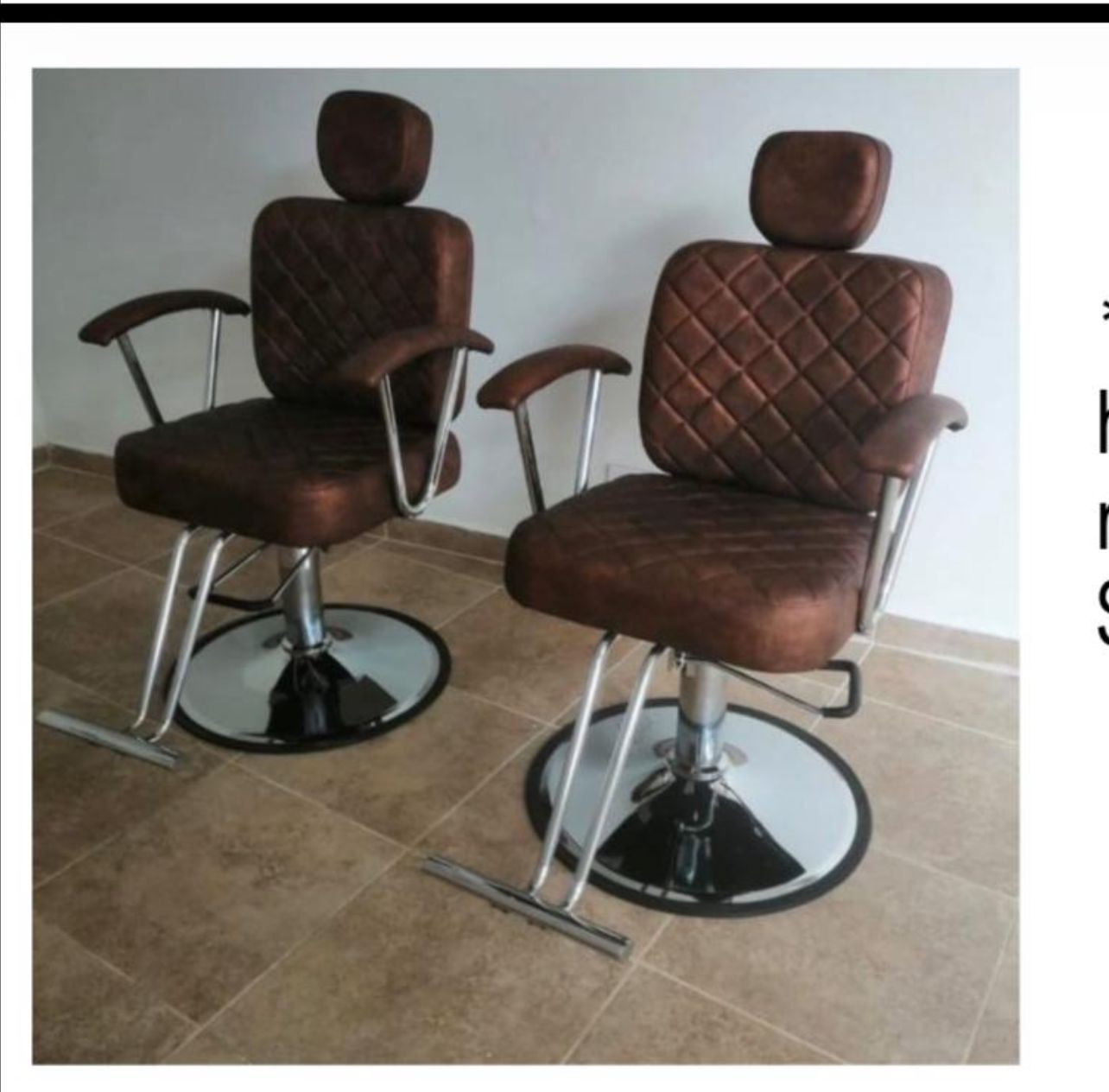 SILLA BRAZO U CHINA 9542210 - Tienda Barber Clan
