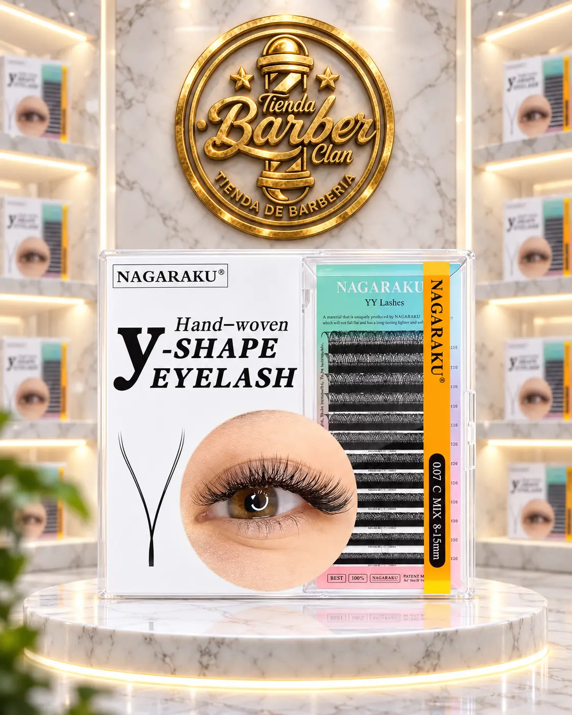 PESTAÑAS YY NAGARAKU PELO A PELO NAGARAKU PESTAÑAS 009089 - Tienda Barber Clan
