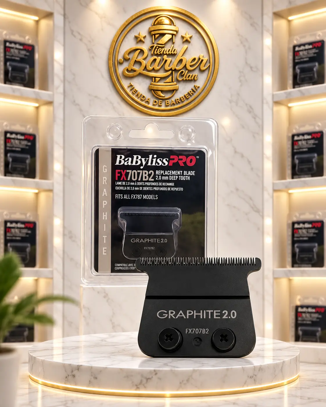 REP. CUCHILLA BABYLISS GRAPHITE BABYLISS CUCHILLAS Y REPUESTOS 074108422460 - Tienda Barber Clan