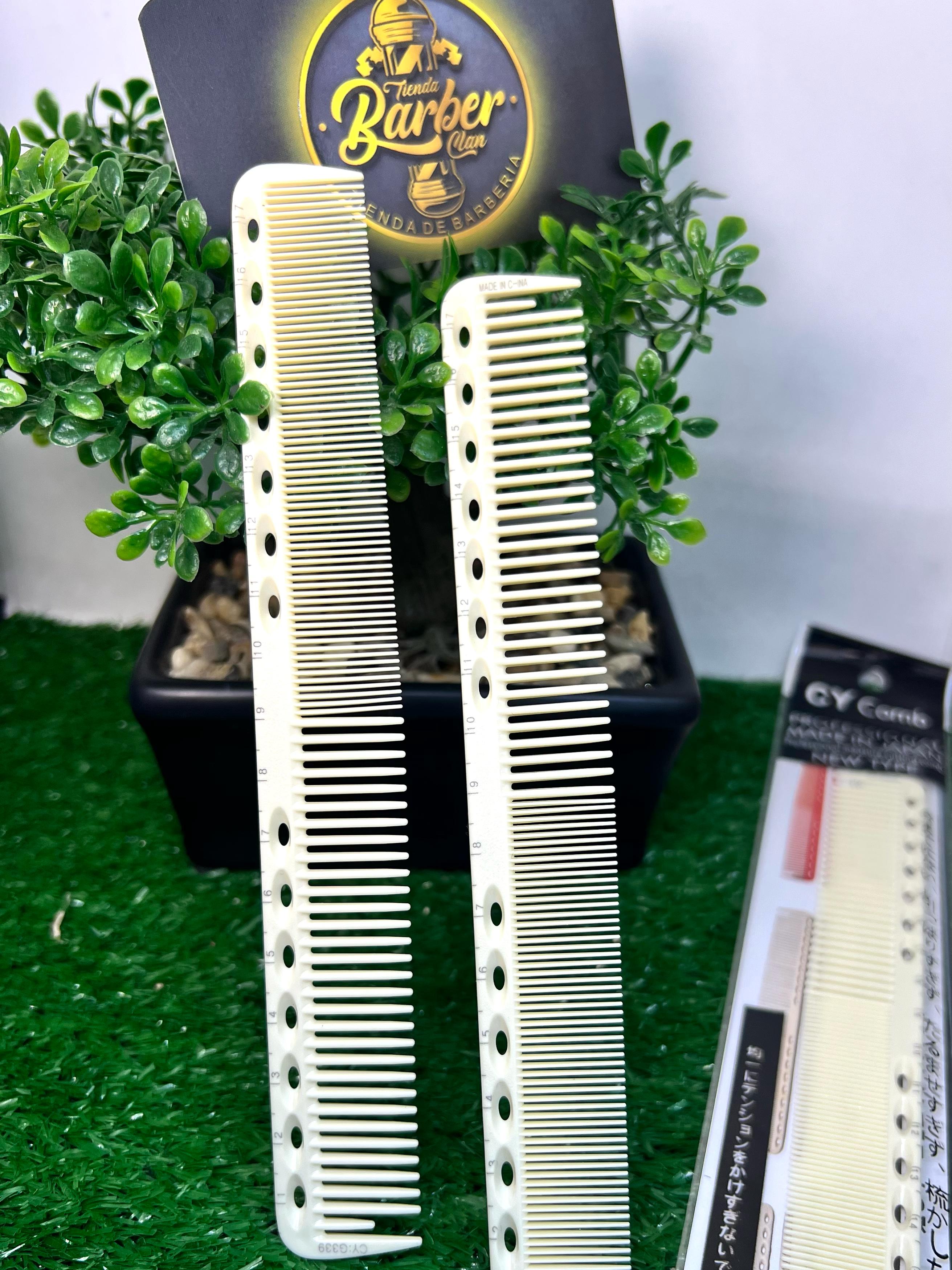 PEINE MILIMETRICO BLANCO -MAJESTIC MAJESTIC PEINESPEINILLAS 80076 - Tienda Barber Clan