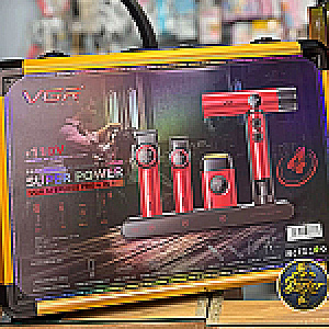 COMBO VGR STEPLESS PRO 4 VGR KIT/COMBO MAQUINAS 6973224086683 - Tienda Barber Clan