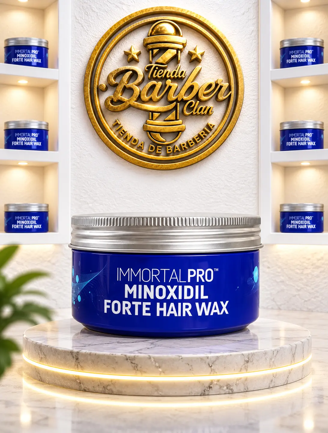 CERA CON MINOXIDIL IMMORTAL 150ML IMMORTAL CERAS 8682225557396 - Tienda Barber Clan
