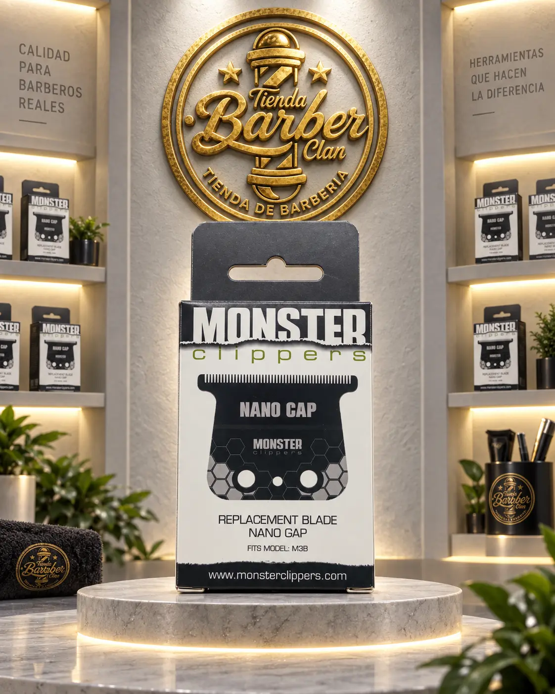 REP. CUCHILLA NANO MONSTER MONSTER CUCHILLAS Y REPUESTOS 8718215298403 - Tienda Barber Clan