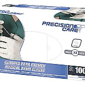 CAJA GUANTES LATEX X 100 PRECISION CARE PRECISION CARE GUANTES 7702037510370 - Tienda Barber Clan