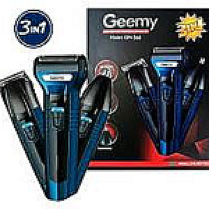 MAQUINA GEEMY 3 EN 1 GM-566 GEEMY MAQUINAS SHAVER DE AFEITAR 6957952205660 - Tienda Barber Clan