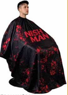 CAPA NISHMAN NEGRO ROJO JH617 NISHMAN CAPAS 15628377040 - Tienda Barber Clan