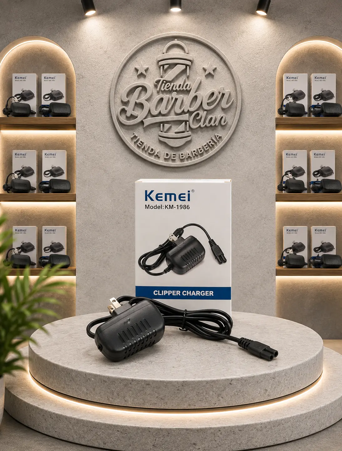CARGADOR PARA KEMEI 1986 KEMEI TAPAS Y CARCASAS Y CABLES 77966325 - Tienda Barber Clan