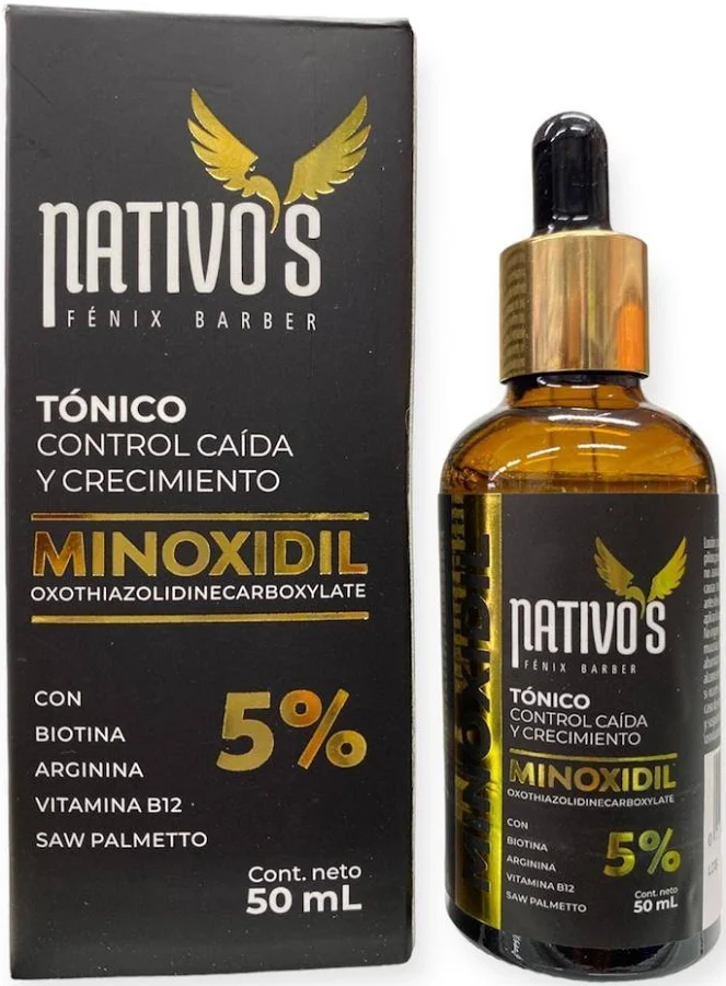 TONICO CAPILAR NATIVOS 50ML NATIVOS MINOXIDIL ,CRECIMIENTO 7709077834824 - Tienda Barber Clan