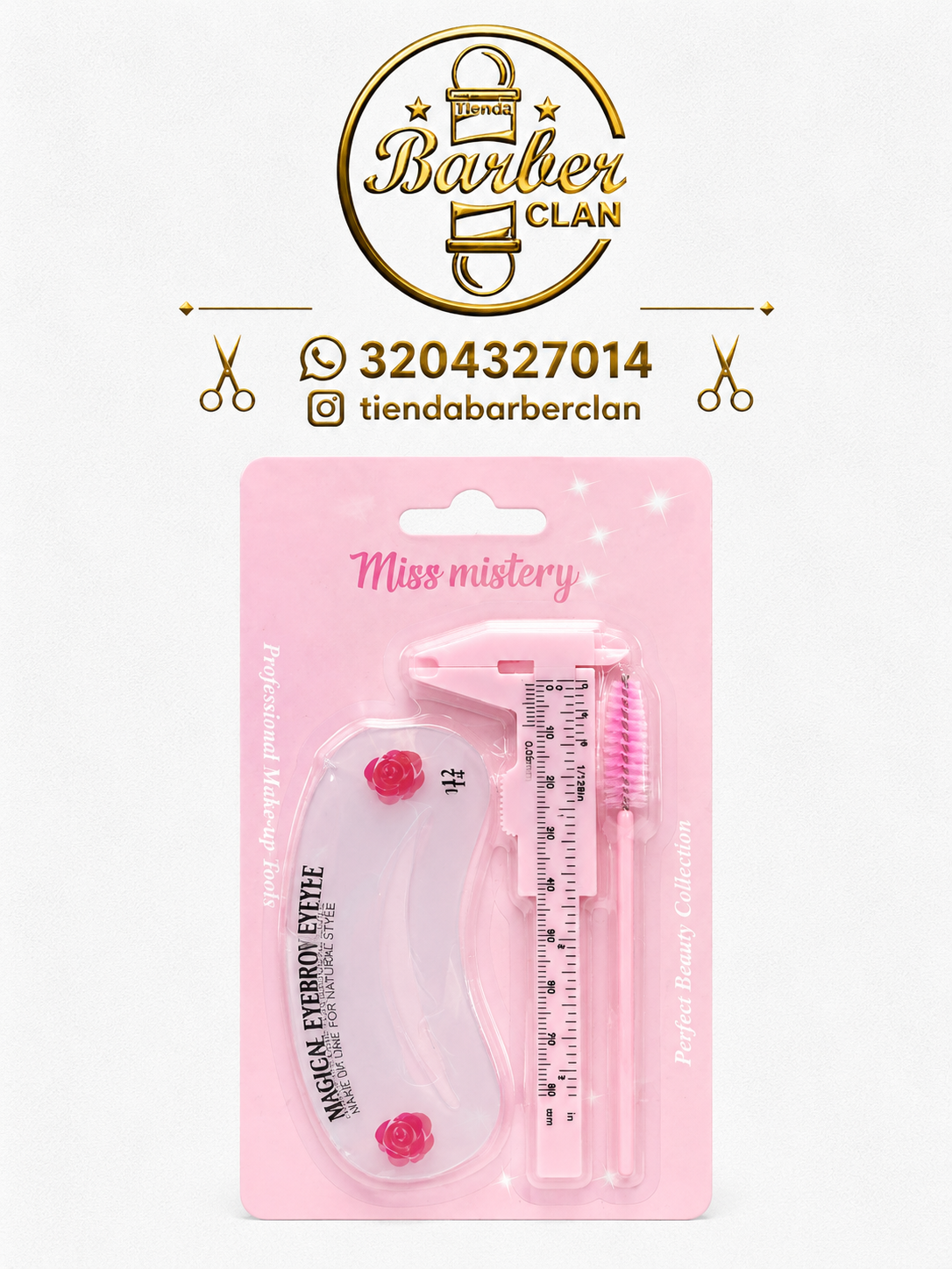 CALIBRADOR DE CEJAS MISS MISS MISTERY CEJAS 231194 - Tienda Barber Clan