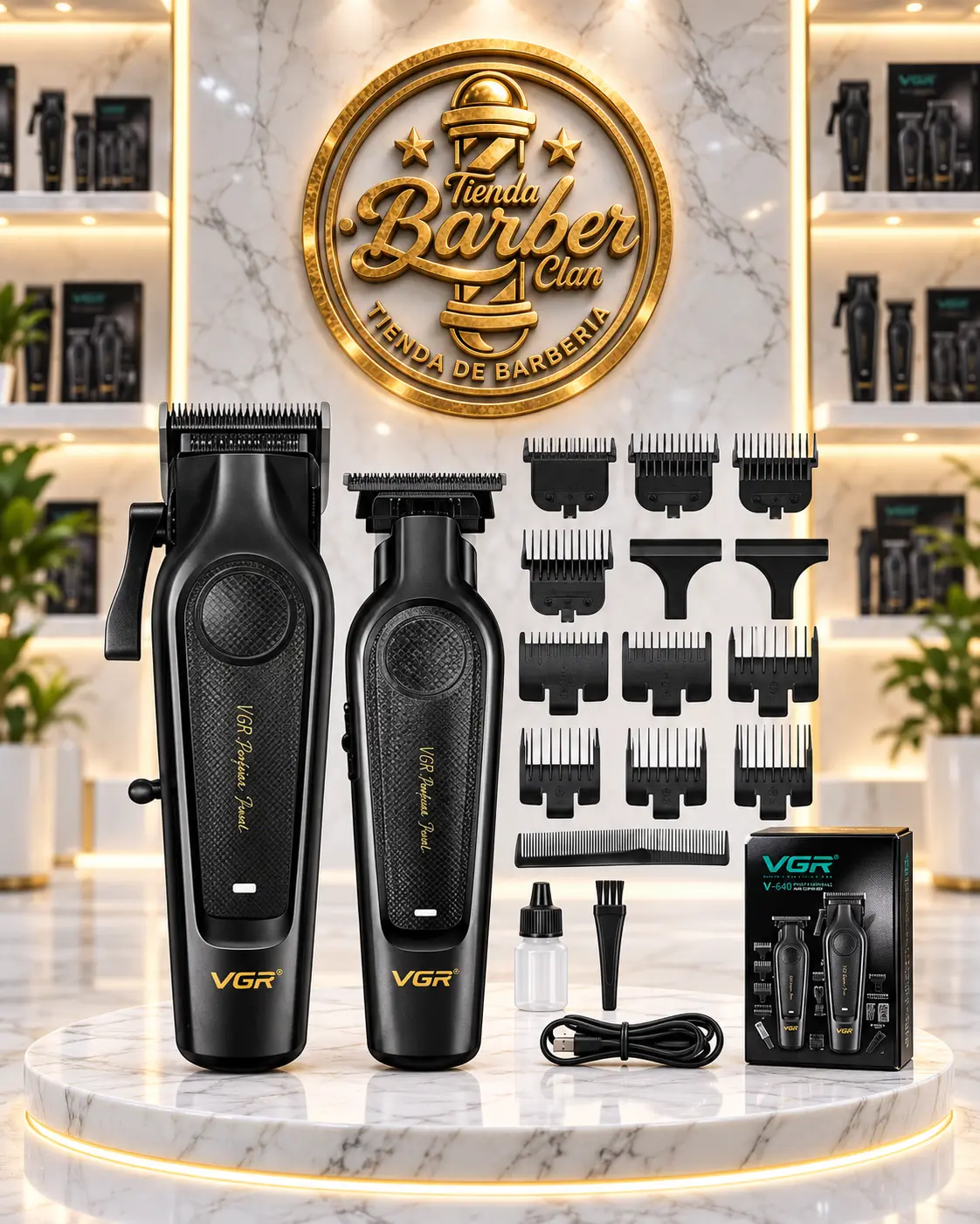 COMBO VGR 197-995 VGR MAQUINAS DE CORTE 6973224083842 - Tienda Barber Clan