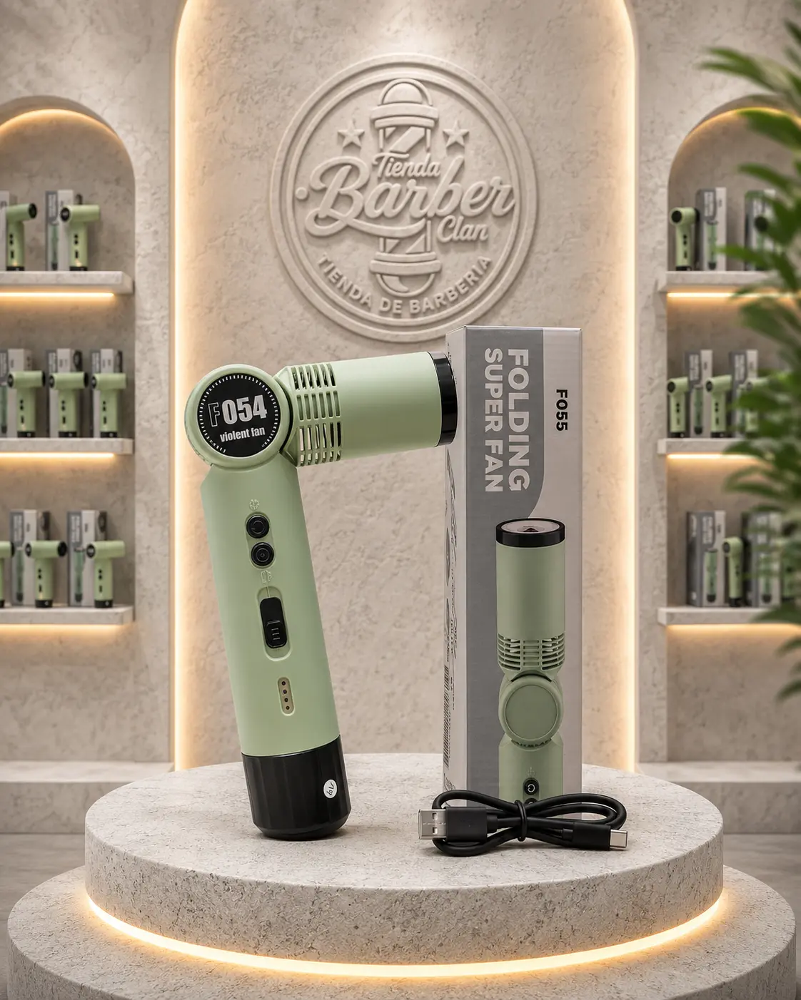 SOPLADOR F055 VERDE CHINA SOPLADORES 78451521052 - Tienda Barber Clan