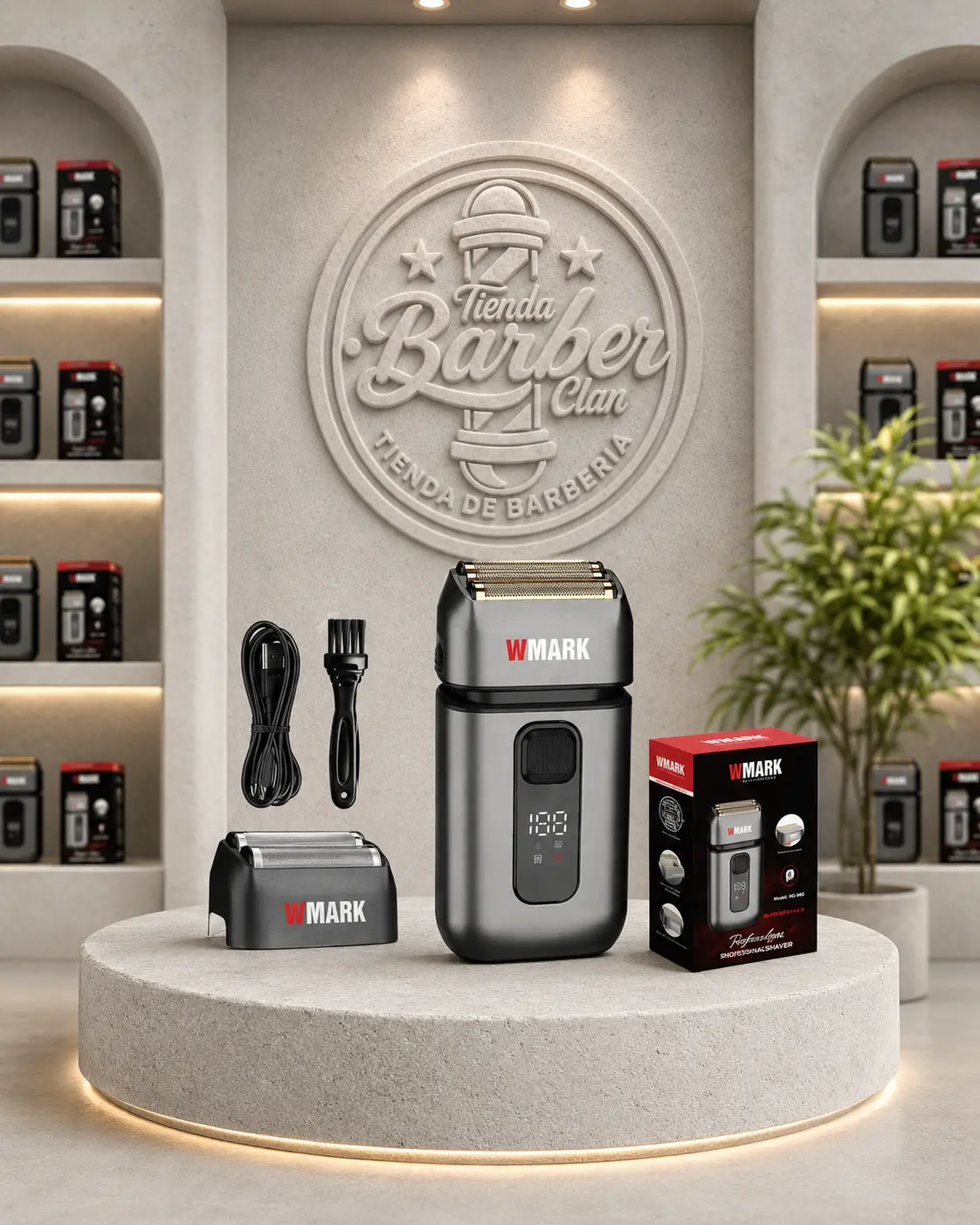 MAQ. SHAVER WMARK 986 WMARK MAQUINAS SHAVER DE AFEITAR 6971196416767 - Tienda Barber Clan