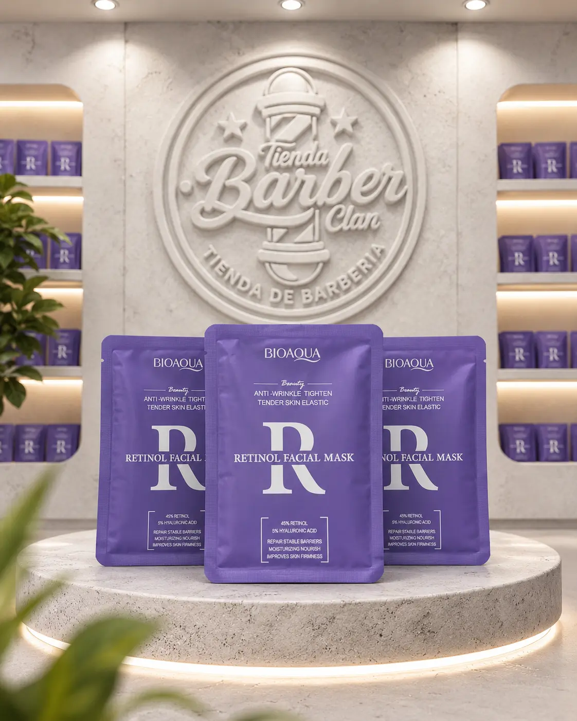VELO FACIAL RETINOL BIOAQUA BIOAQUA FACIAL 6942349708121 - Tienda Barber Clan