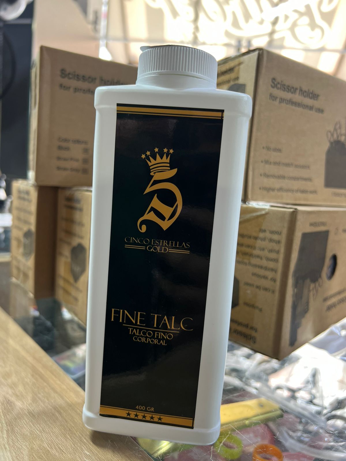 TALCO FINO CORPORAL 5 ESTRELLAS X400 5 ESTRELLAS TALCOS 7707315254175 - Tienda Barber Clan