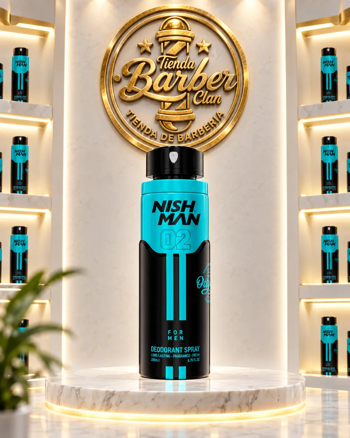 DESODORANTE SPRAY 02 NISHMAN 200ML NISHMAN AFTER SHAVE 0089537 - Tienda Barber Clan