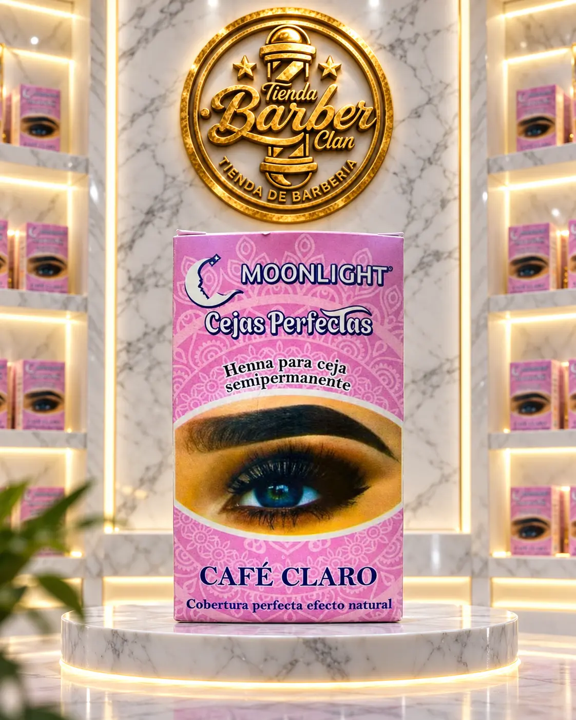 HENNA CAFE CLARO MOONLIGHT MOONLIGHT PIGMENTOS,FIBRAS CAPILARES 14071812 - Tienda Barber Clan