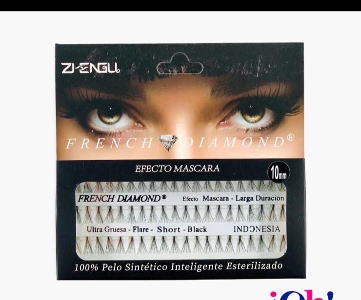 PESTAÑAS PUNTO A PUNTO 10MM DIAMONS FRENCH DIAMOND CEJAS 2107075'S - Tienda Barber Clan