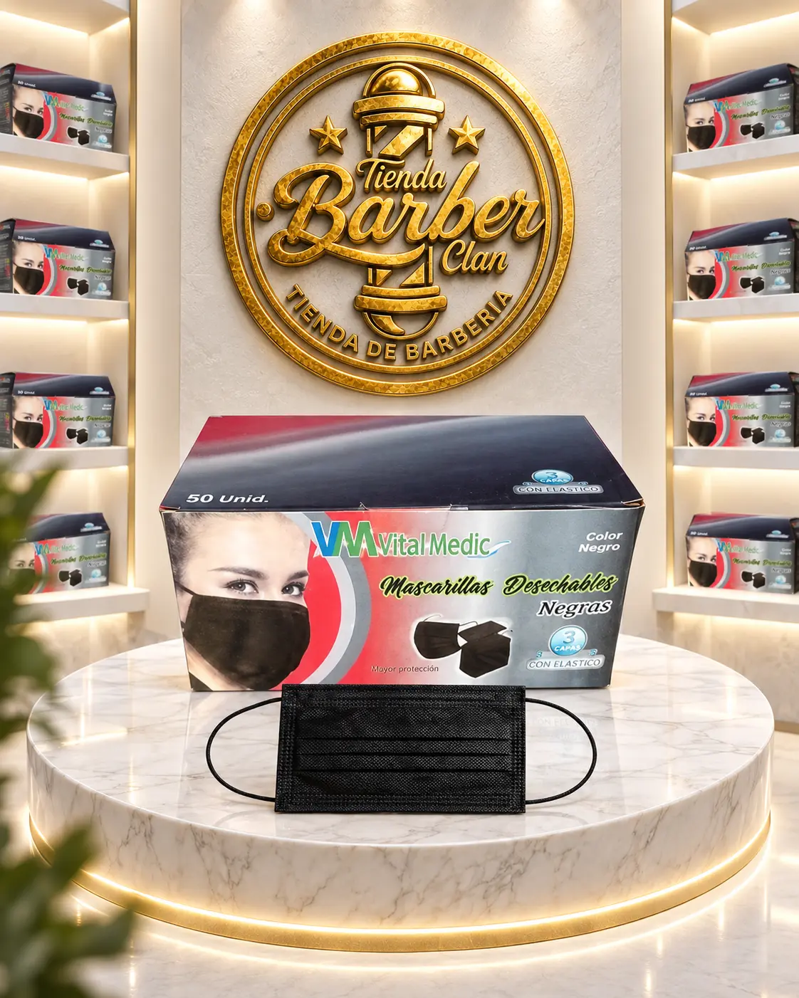 TAPABOCAS X UNIDAD VITAL MEDIC 7709149449147 - Tienda Barber Clan