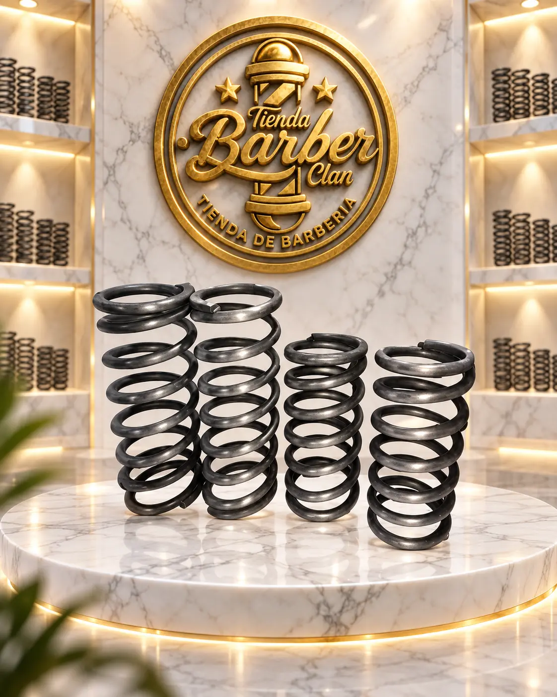 KIT RESORTE CERBERUS X4 MONSTER CUCHILLAS Y REPUESTOS 47523 - Tienda Barber Clan