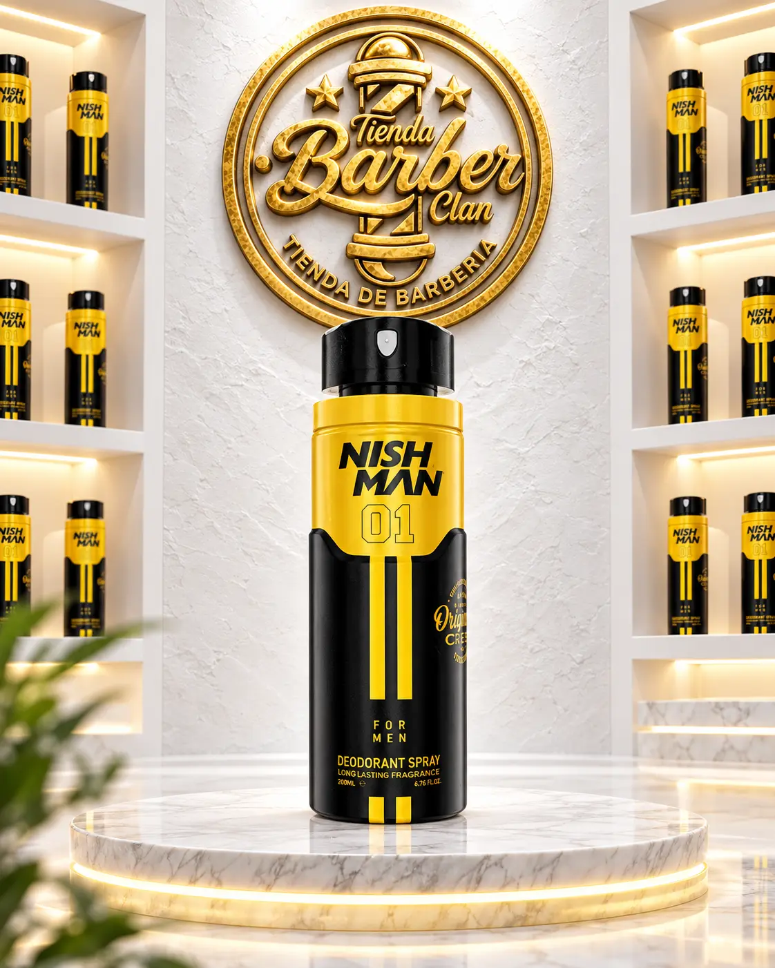 DESODORANTE SPRAY 01 NISHMAN 200ML NISHMAN AFTER SHAVE 089520 - Tienda Barber Clan