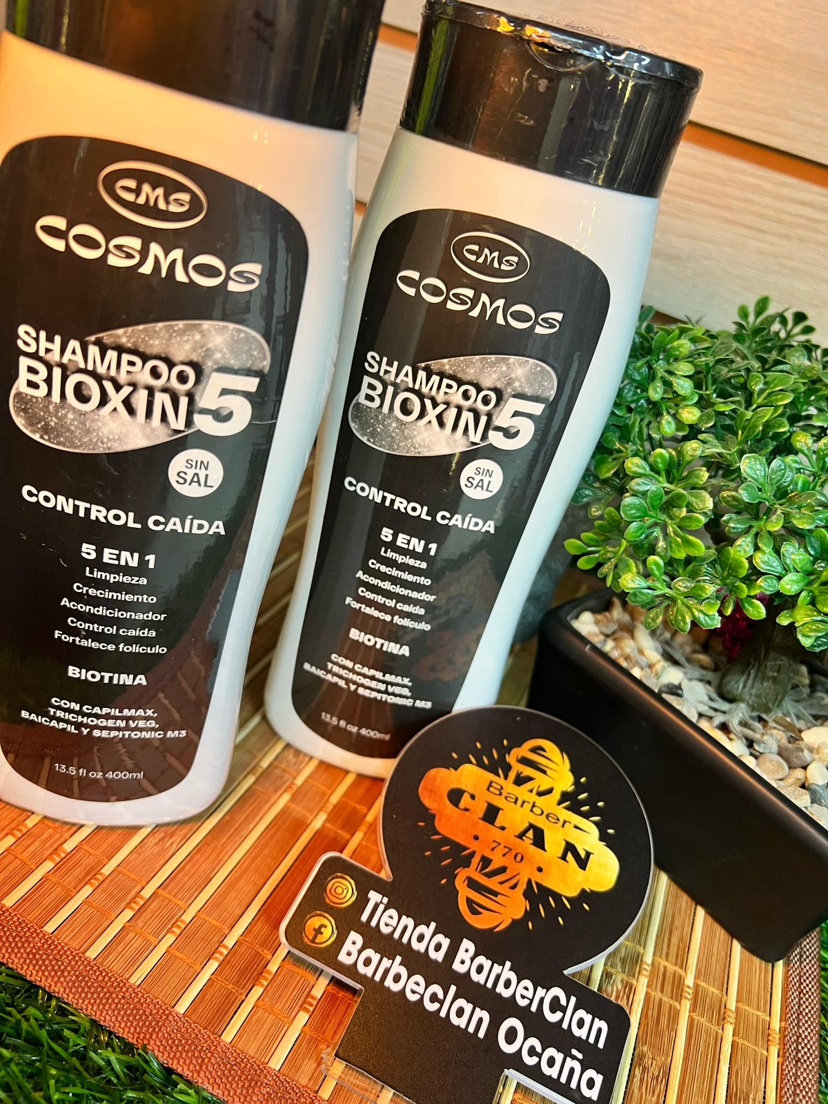 SHAMPOO CONTROL CAIDA Y CRECIMIENTO CMS COSMOS (BIOXIN 5) COSMOS SHAMPOO Y CUIDADO DE EL CABELLO 7708605838600 - Tienda Barber Clan