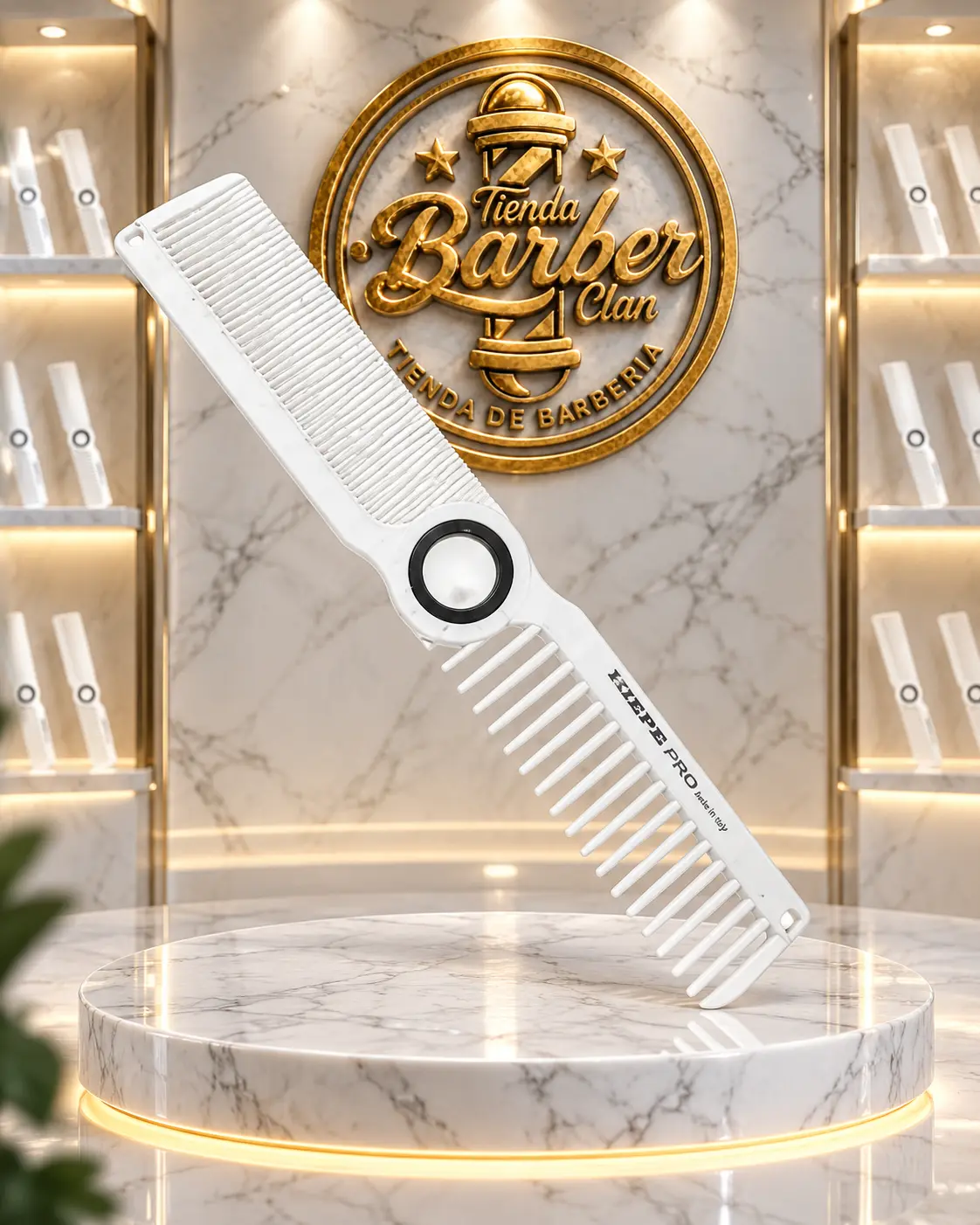 PEINE GIRATORIO DOBLE PROPOSITO CHINA PEINES PEINILLAS 15081343 - Tienda Barber Clan