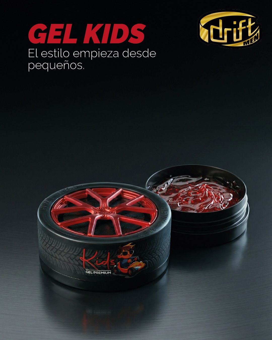 GEL PREMIUM KIDS DRIFT MEN DRIFT MEN GEL DE PEINAR 1112535130 - Tienda Barber Clan