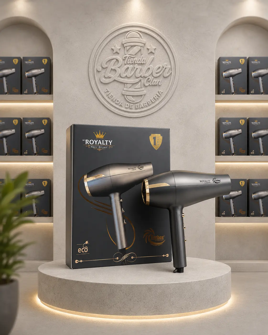 SECADOR ROYALTY SEMI PROF. TURBOX TURBOX SECADORES 7708300949601 - Tienda Barber Clan