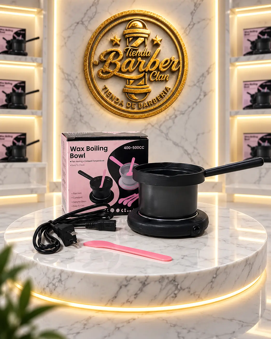 OLLA DE CERA ELECTRICA CHINA DEPILACION 21568415 - Tienda Barber Clan