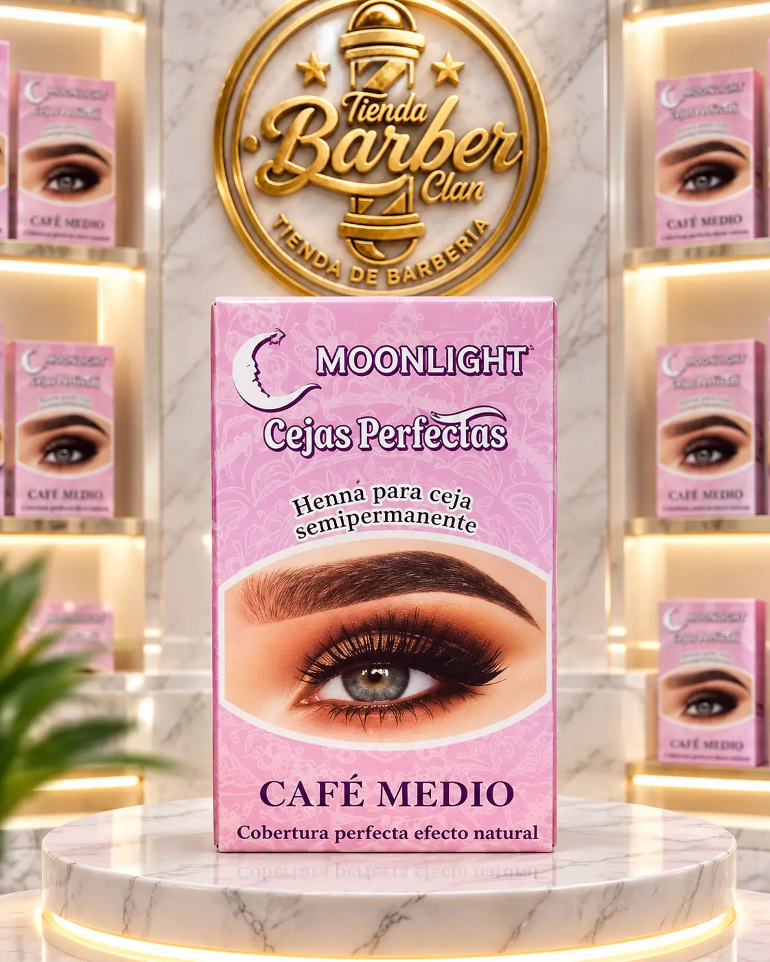 HENNA CAFE MEDIO MOONLIGHT MOONLIGHT PIGMENTOS,FIBRAS CAPILARES 4070517 - Tienda Barber Clan