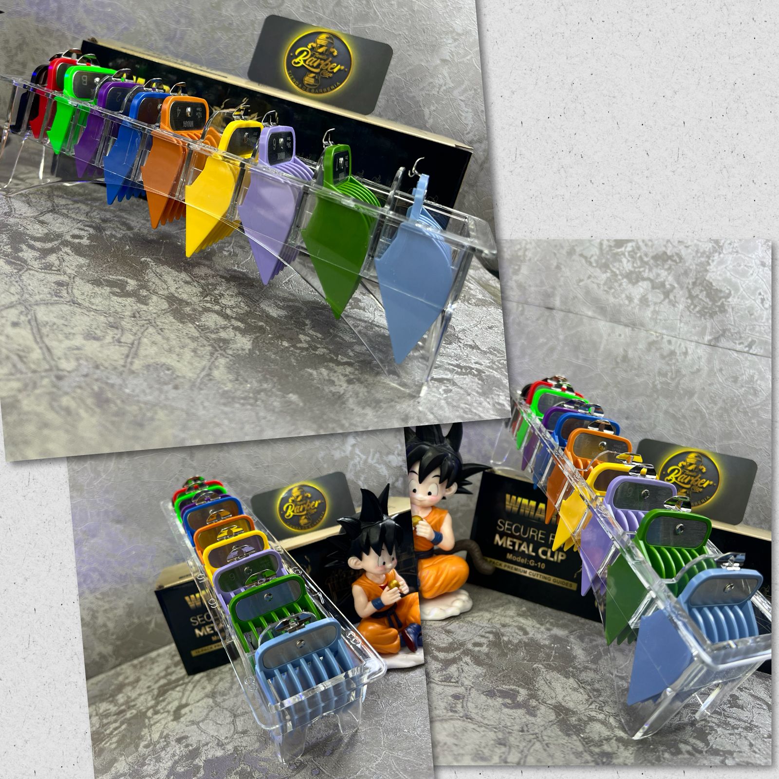KIT GUIAS X10 WMARK PORTAGUIAS WMARK GUIAS DE MAQUINAS 6971196412738 - Tienda Barber Clan