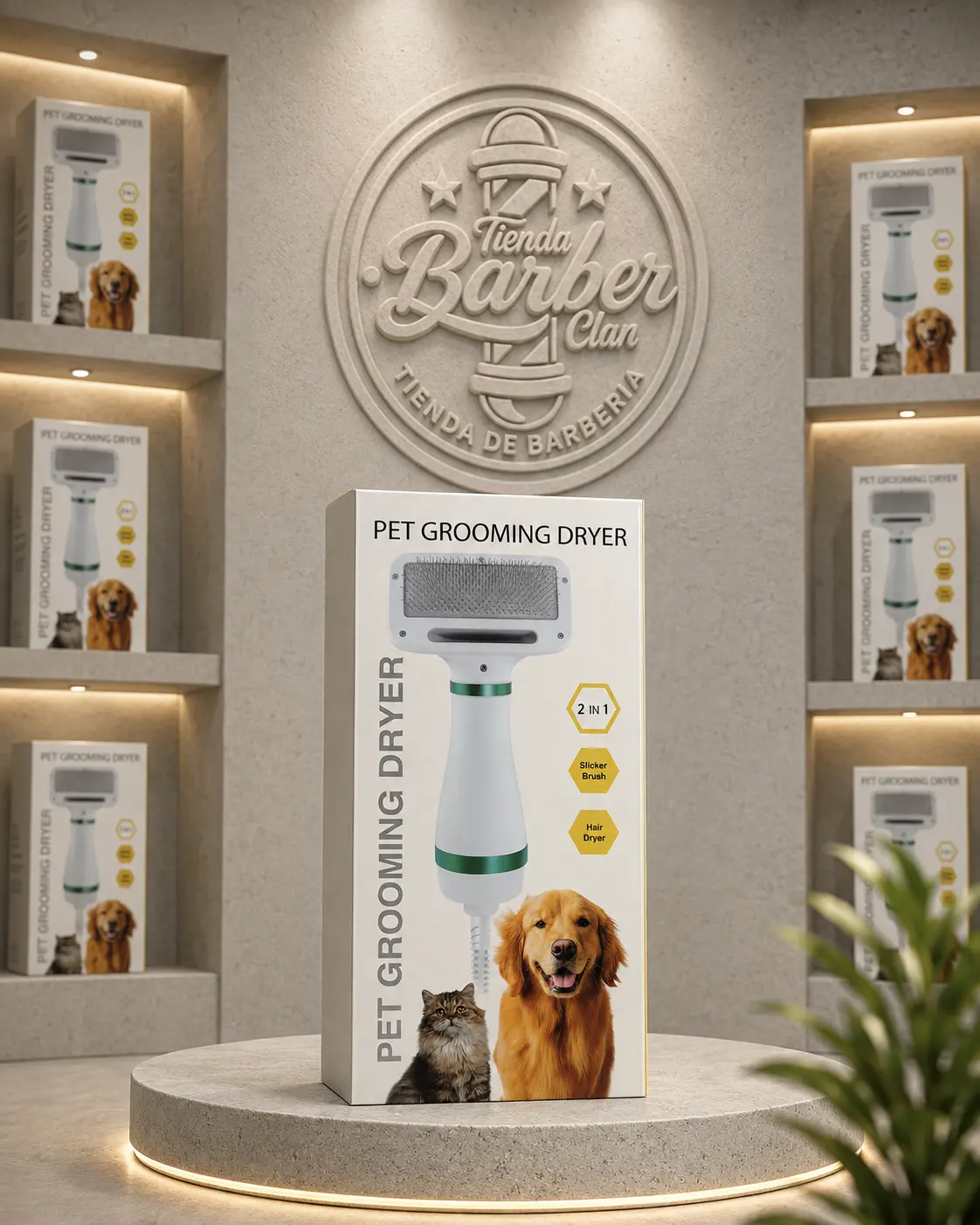 CEPILLO SECADOR CANINO 917