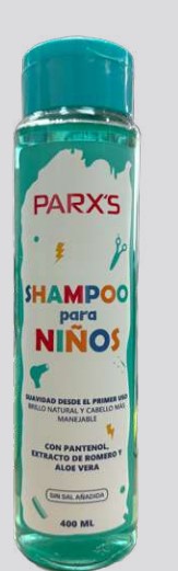 SHAMPOO PARXS NIÑOS PARXS SHAMPOO Y CUIDADO DE EL CABELLO 7707710963924 - Tienda Barber Clan