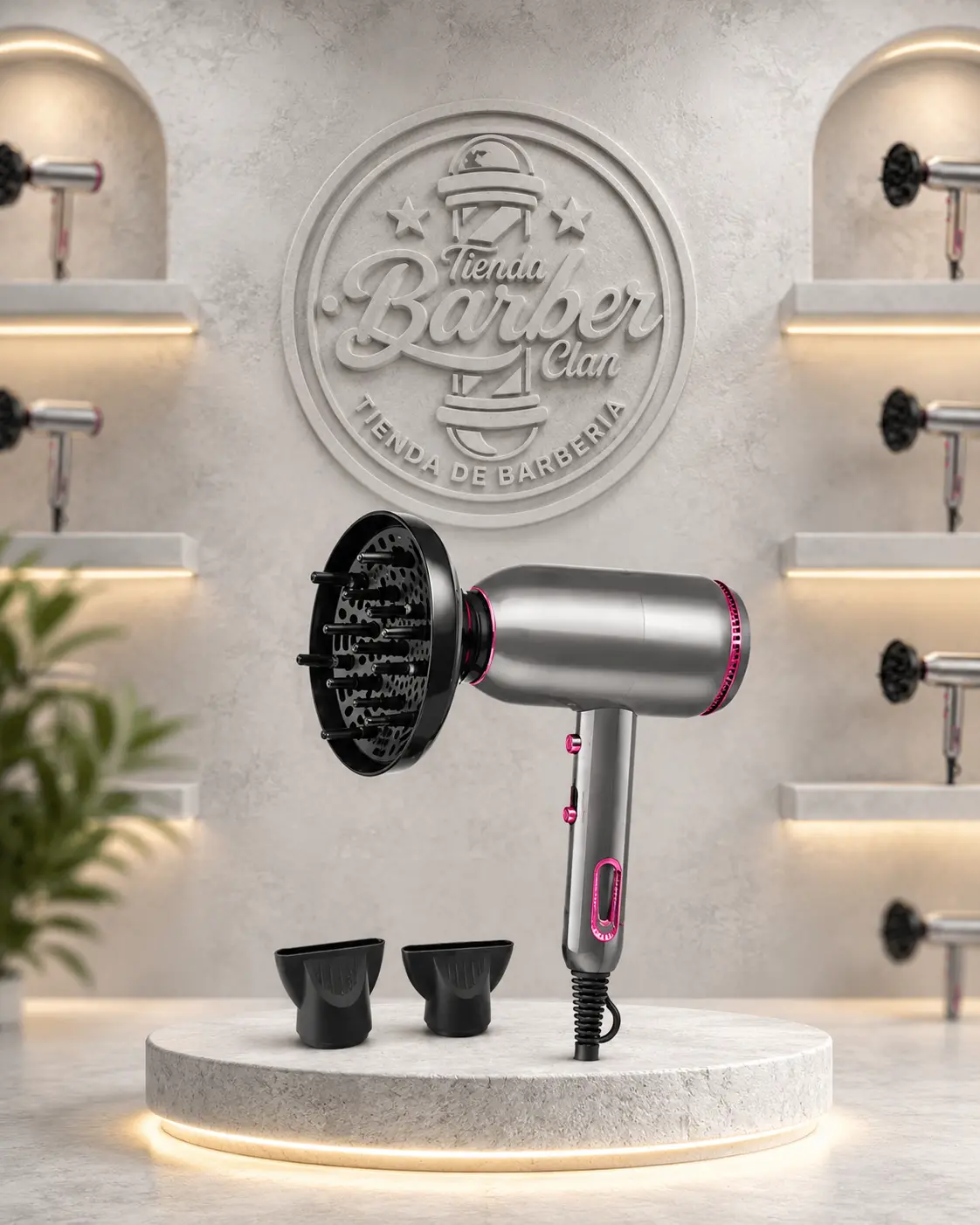 SECADOR KEMEI 6841 KEMEI SECADORES 6955549368415 - Tienda Barber Clan