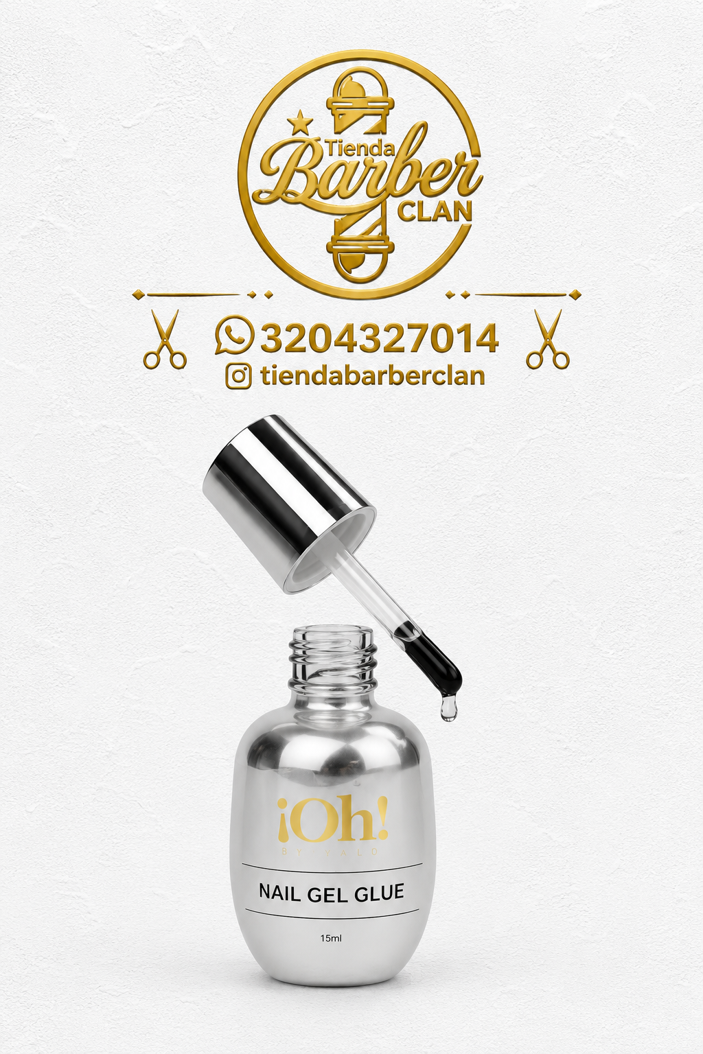 GEL PEGANTE OH BELLEZA OH BELLEZA MANICURE Y PEDICURE UÑAS 230931 - Tienda Barber Clan