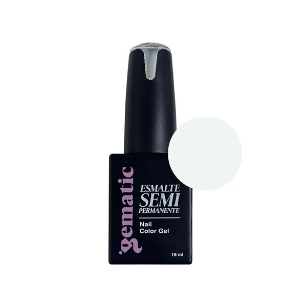 ESMALTE SEMI BLANCO SEMI GEMATIC GEMATIC MANICURE Y PEDICURE UÑAS 7708605838174 - Tienda Barber Clan