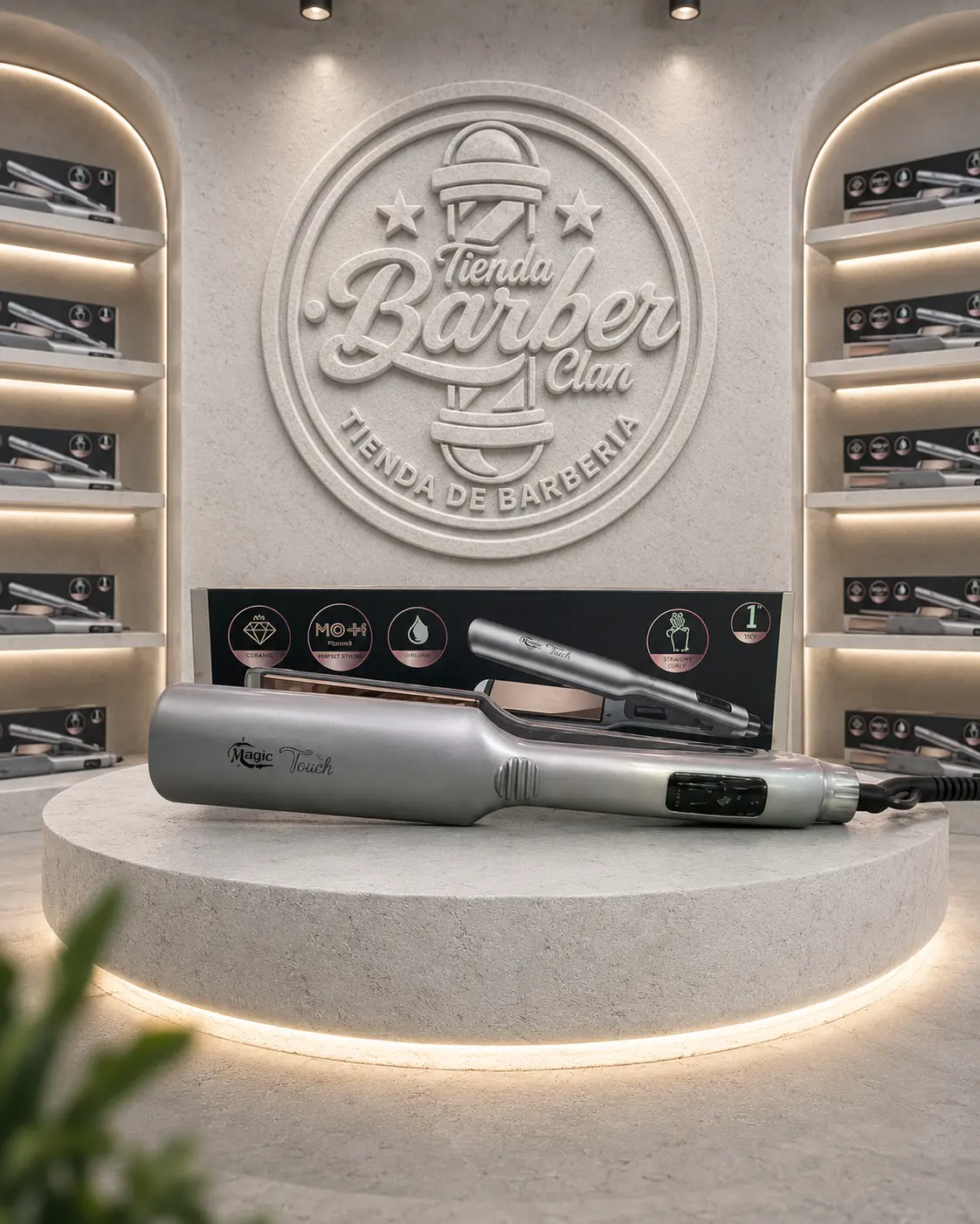 PLANCHA PROF. AURUM ADVENTURE TURBOX TURBOX PLANCHAS 7709823662404 - Tienda Barber Clan