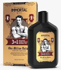 SHAMPOO 3 EN 1 ONE MILLION 500ML IIMMORTAL SHAMPOO Y CUIDADO DE EL CABELLO 8682225554142 - Tienda Barber Clan