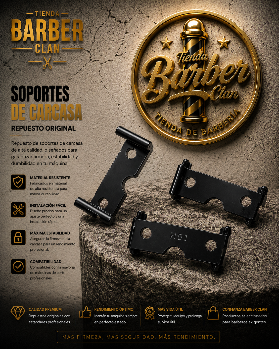 RIEL PARA X1 X1 CUCHILLAS Y REPUESTOS 7765643 - Tienda Barber Clan